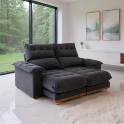 Sofá 2 Lugares 2,00m Retrátil