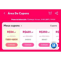Resgate os cupons do Evento