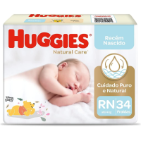Fralda Huggies Natural Care RN