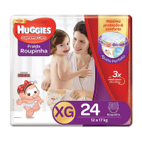 Fralda Huggies Supreme Care Roupinha