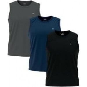 Kit 3 Camisas Regatas Dry-fit