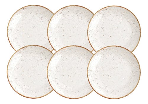 Jogo Pratos Rasos Tramontina Rústico