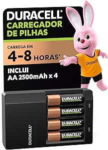 Duracell Carregador de Pilhas Recarregáveis