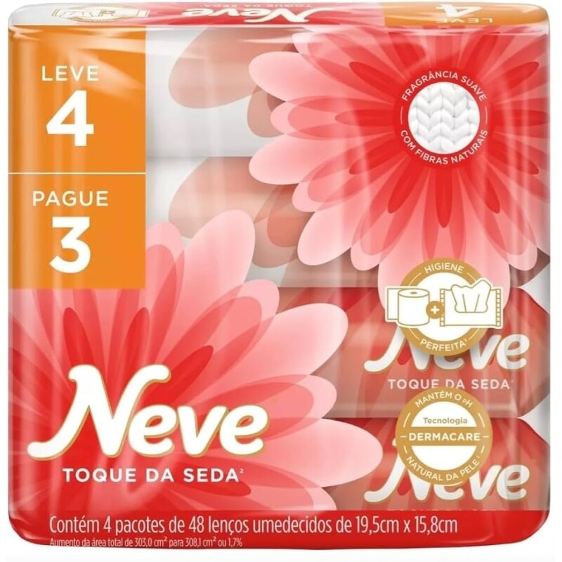 Neve Pack Lenços Umedecidos Toque