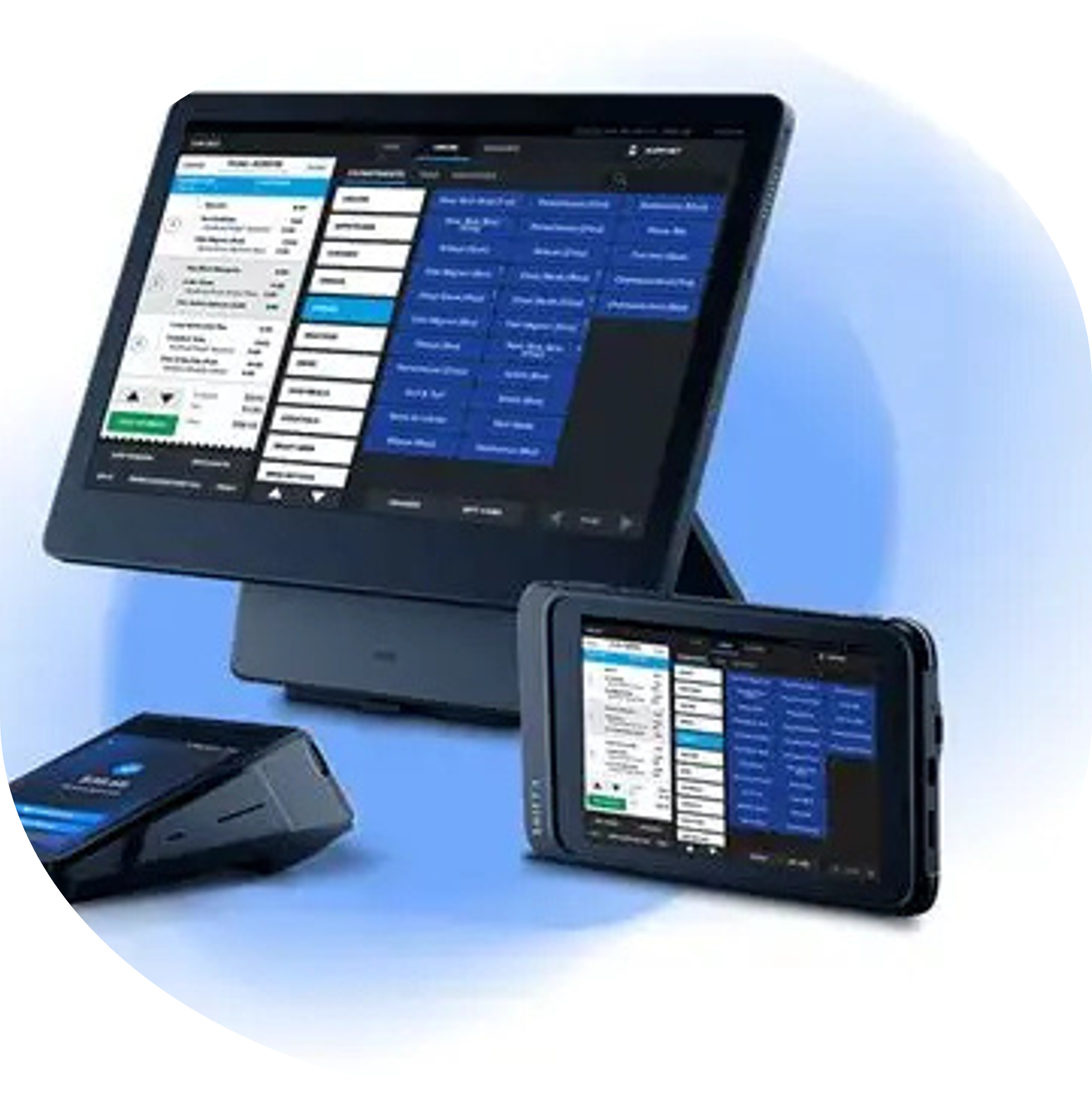 TarPos POS System - Tablet Dashboard with Receipt and Analytics