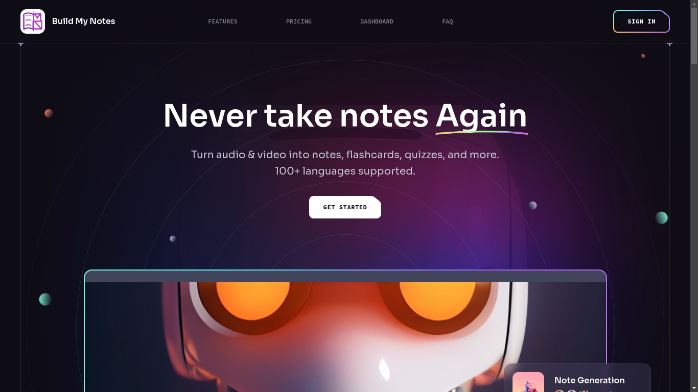 buildmynotes.com
