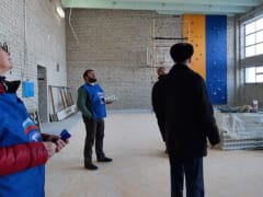 Ремонт средней школы №4 в Кочубеевском районе продолжается