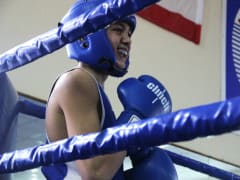 На ринге юные боксёры