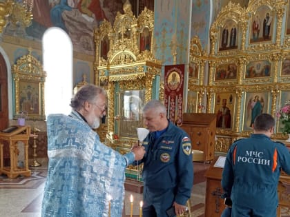 Молебен в Кисловодске в честь празднования образа