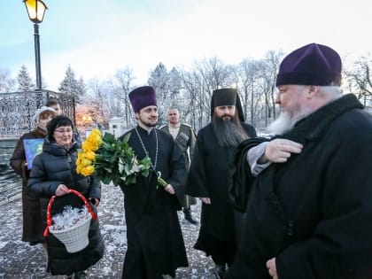 В праздник Рождества Христова митрополит Кирилл совершил всенощное бдение в Казанском кафедральном соборе