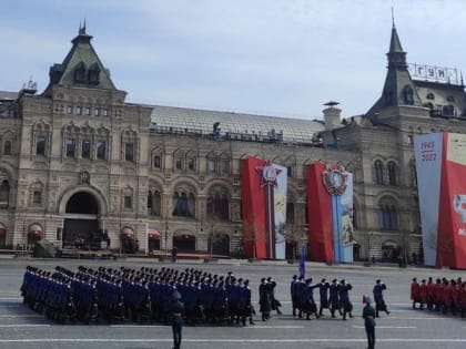 Ставропольские студенты приняли участие в главном параде Победы в Москве