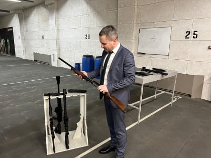 Министр посетил центр военно-спортивной подготовки и патриотического воспитания