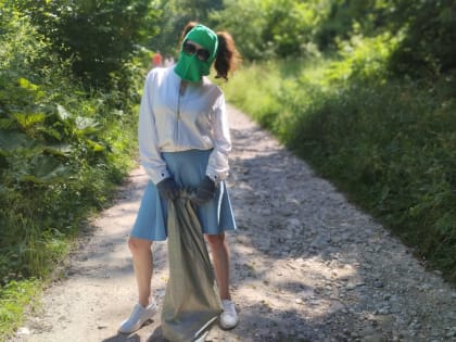 Кисловодская Лига "Зелёных плащей" следит за чистотой города