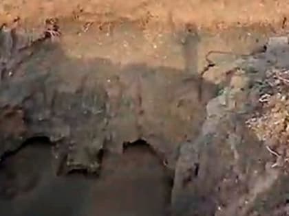 Коллектор обвалился под участком трассы «Кавказ» в Невинномысске