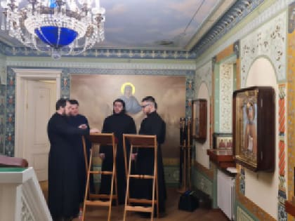 Митрополит Кирилл совершил Божественную литургию в домовом храме священномученика Игнатия Богоносца