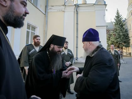 В Неделю 5-ю Великого поста митрополит Кирилл совершил Литургию в Андреевском соборе города Ставрополя