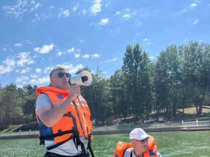 Спасение на Старом озере в Кисловодске