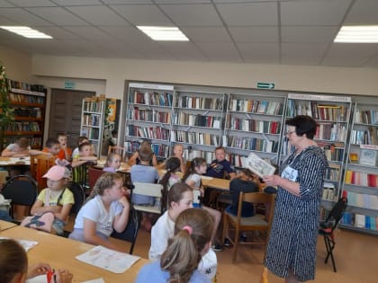 Сотрудничество библиотеки №18 пос. Передового с летним оздоровительным лагерем