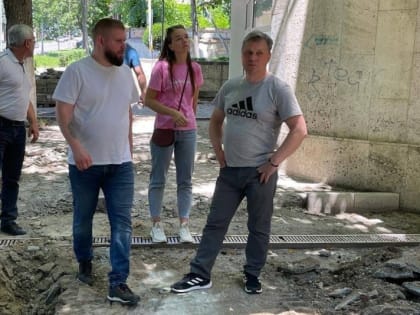 В Пятигорске работы по благоустройству исторического центра города в самом разгаре