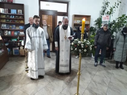 Праздник Рождества Христова встретили в храме Архистратига Божия Михаила села Курсавка