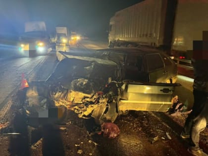 Вблизи Ставрополя два жителя РСО-Алания пострадали в лобовом столкновении машин