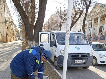 Брендированные ящики для хранения соли установили на улицах Кисловодска.