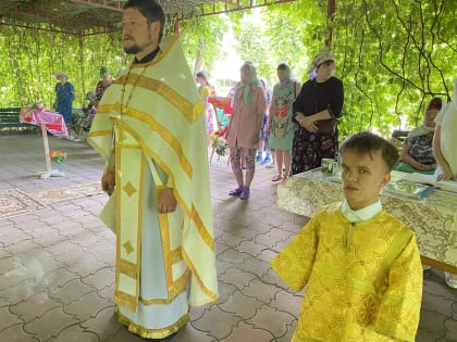 Престольный день в храме при ПНИ г. Изобильного