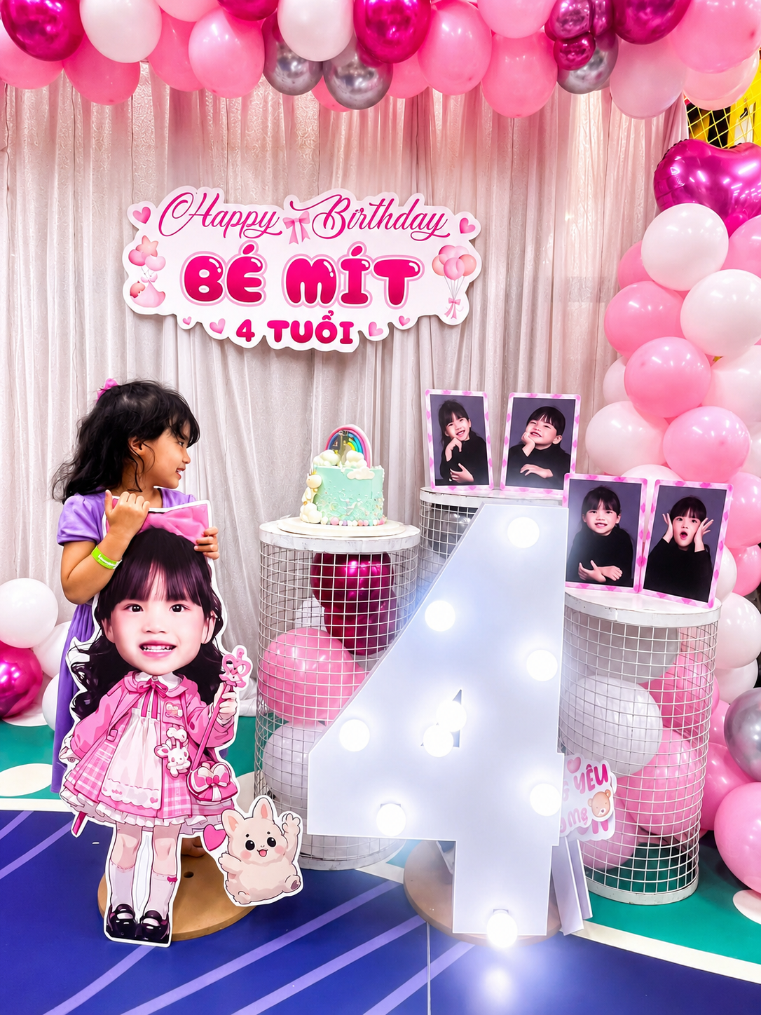 Tiệc sinh nhật bé Mít 4 tuổi