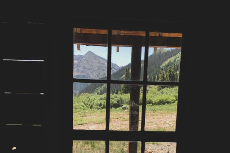 Abandoned mining shack in Colorado