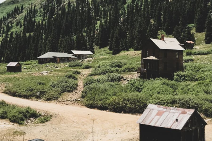 Abandoned mining town in Colorado