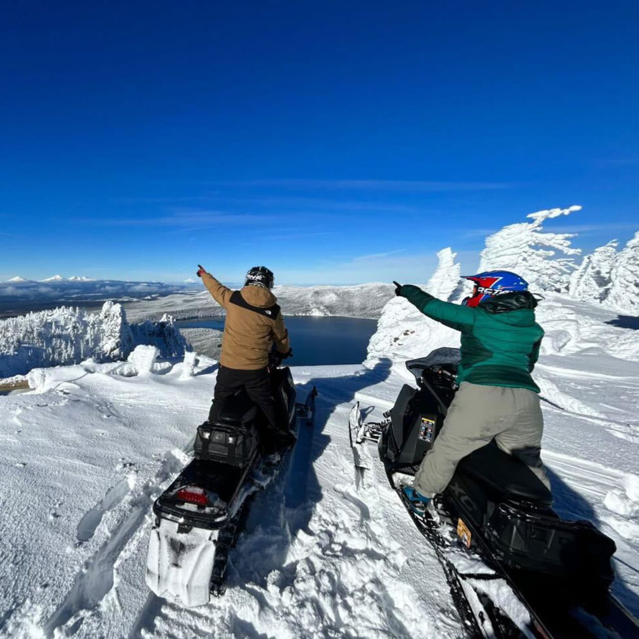 Sunset Snowmobile Tour Bend, Oregon Polaris Adventures