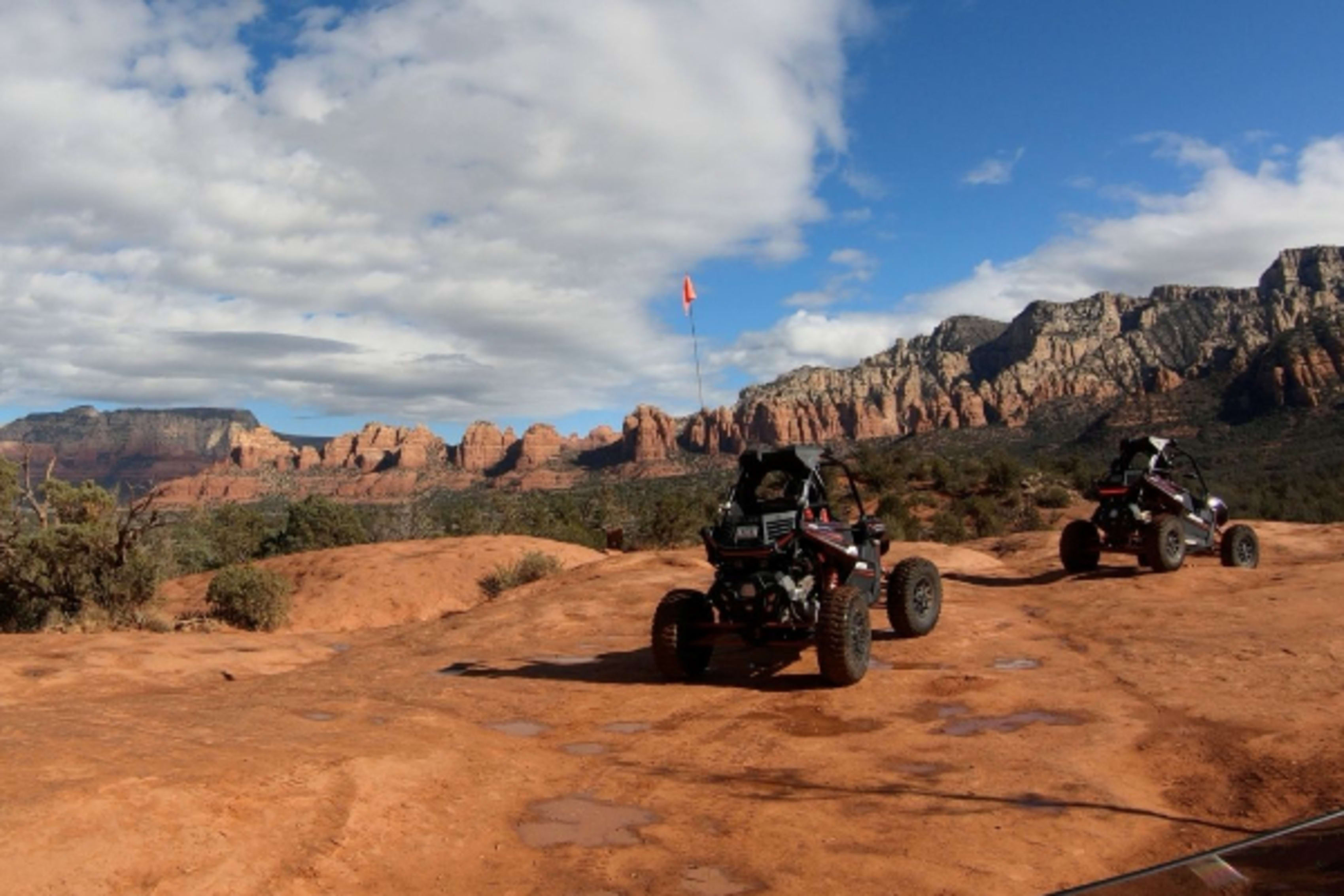 Two Polaris RZRs in Arizona