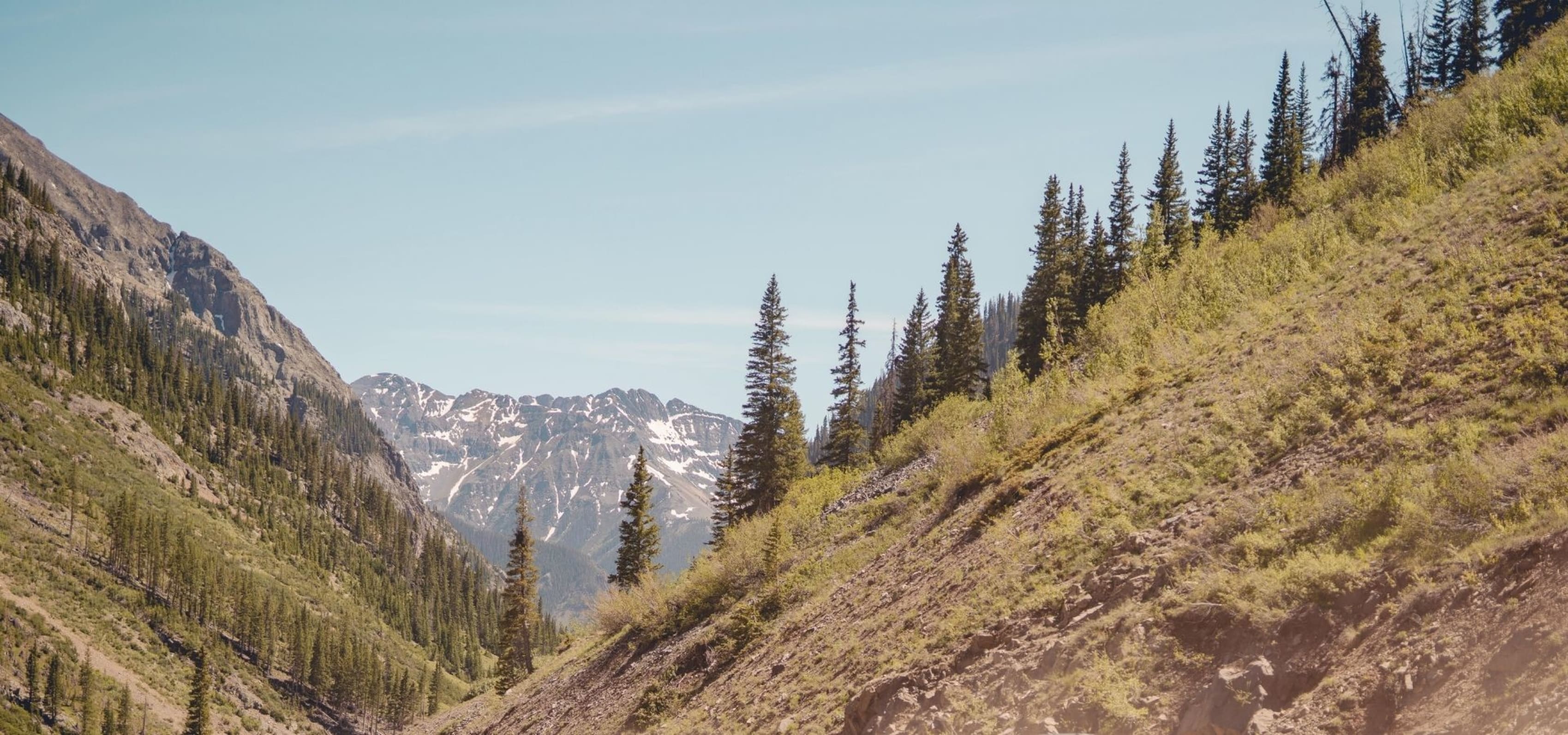 Beautiful Silverton, Colorado, valley