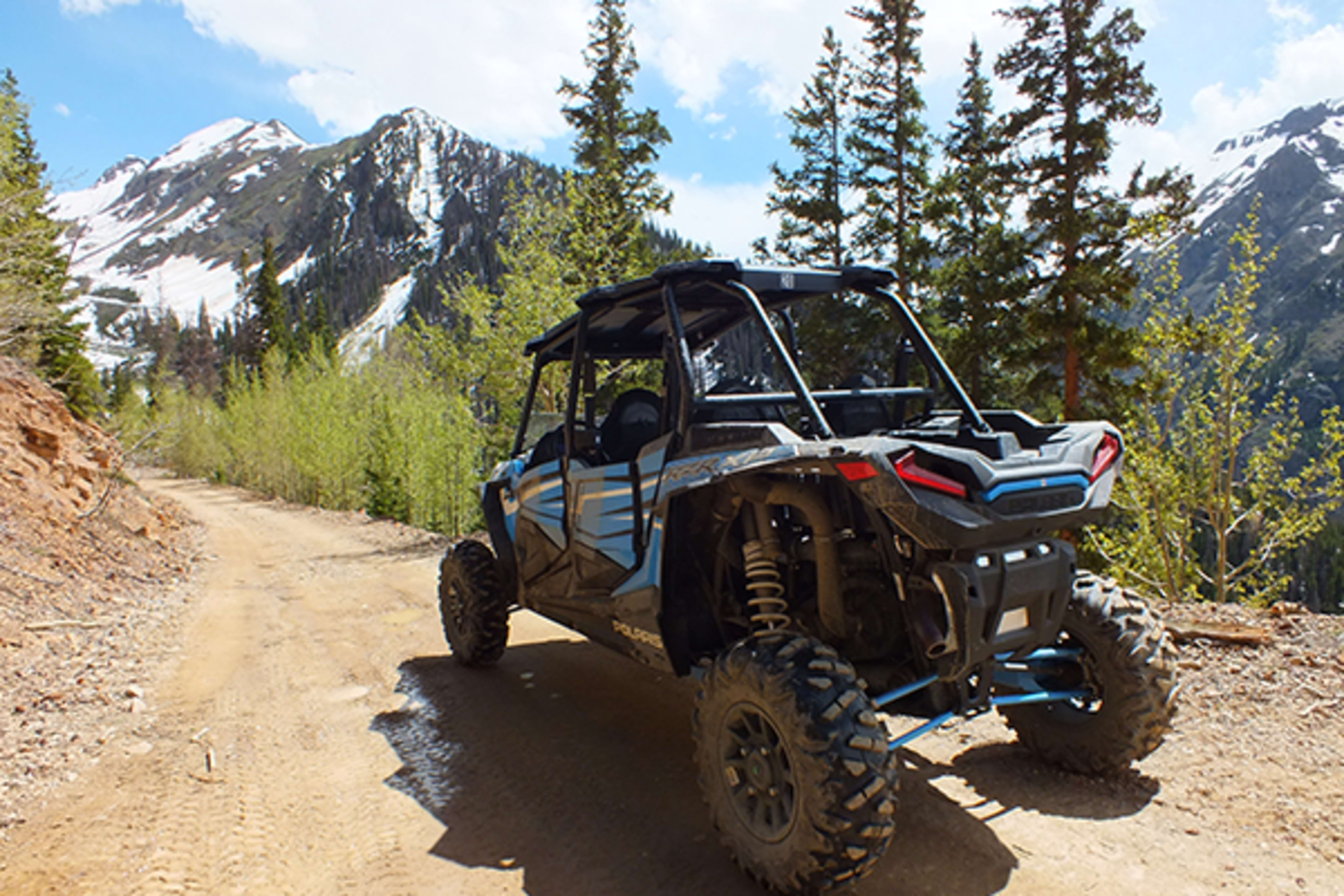 Polaris RZR from the back