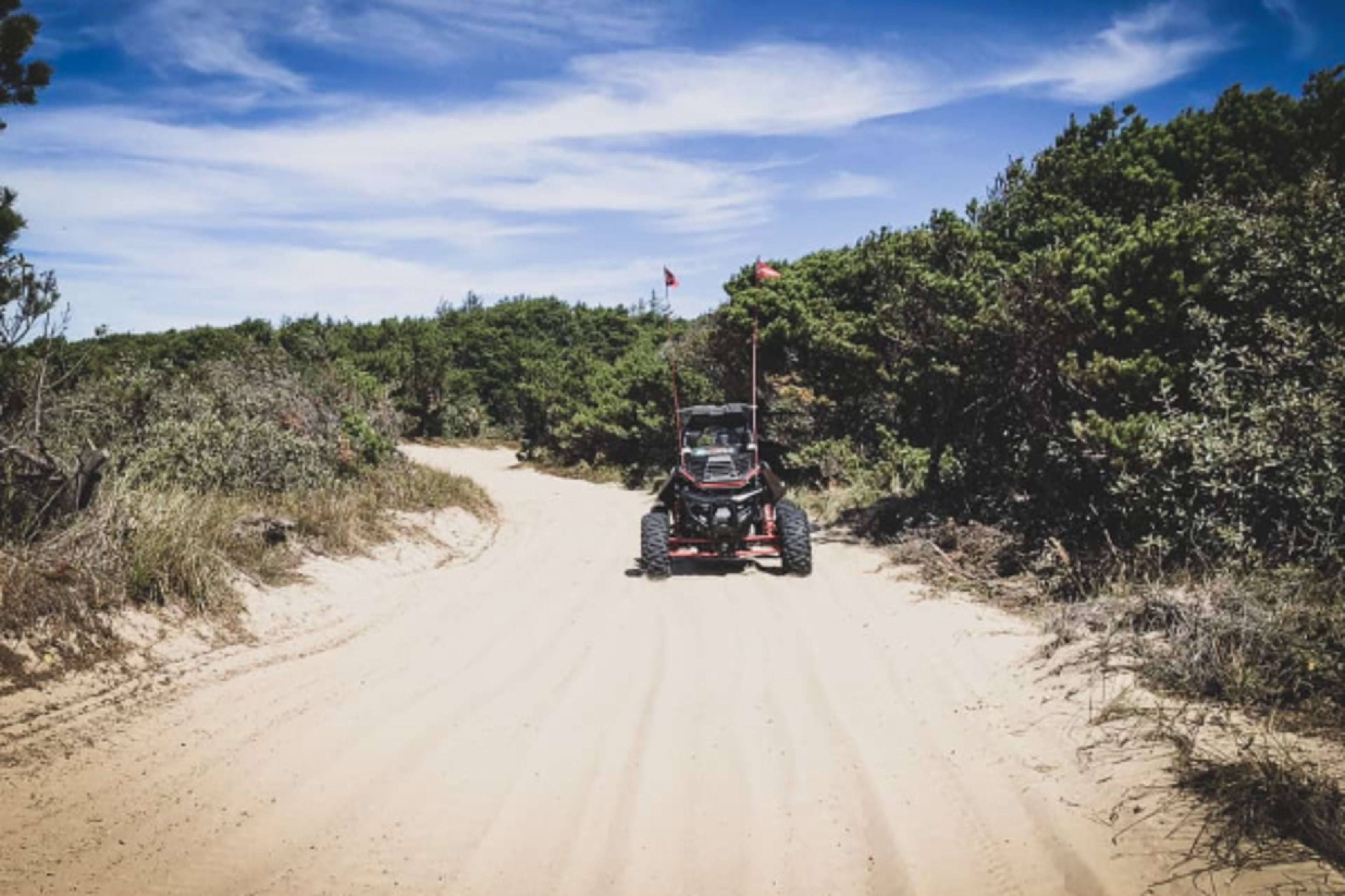 Polaris ORV on Oregon sandy trail