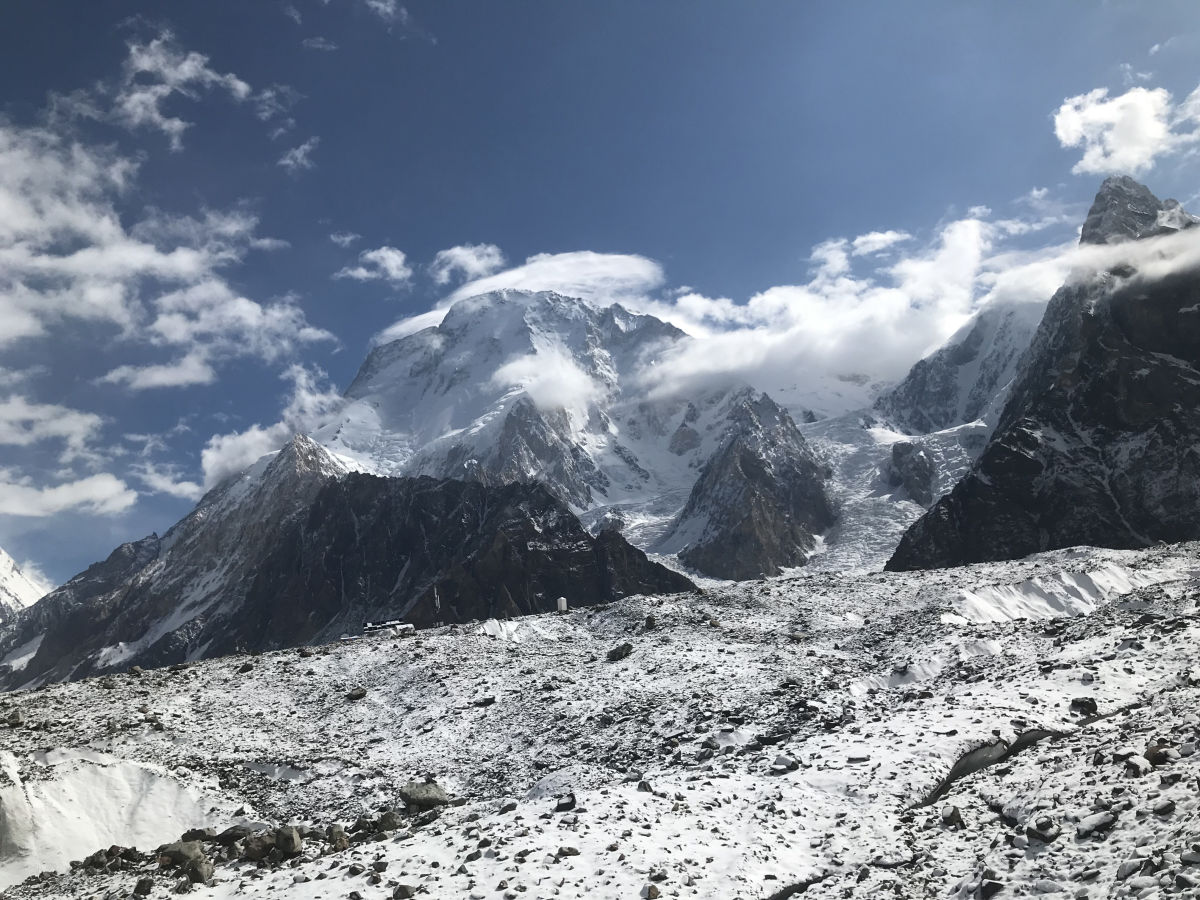 Climbing Pastore peak