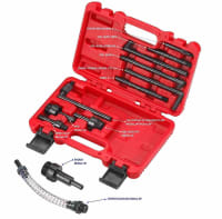 Adaptersett for trykkanne - 12 deler 