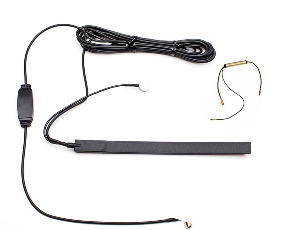 DAB-antenne - SMB m/separat 12v-Dension