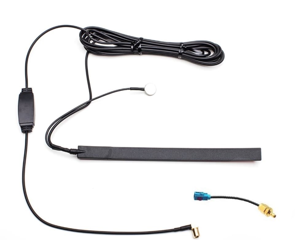 DAB-antenne -  Fakra (via. adapter) til Kufatec