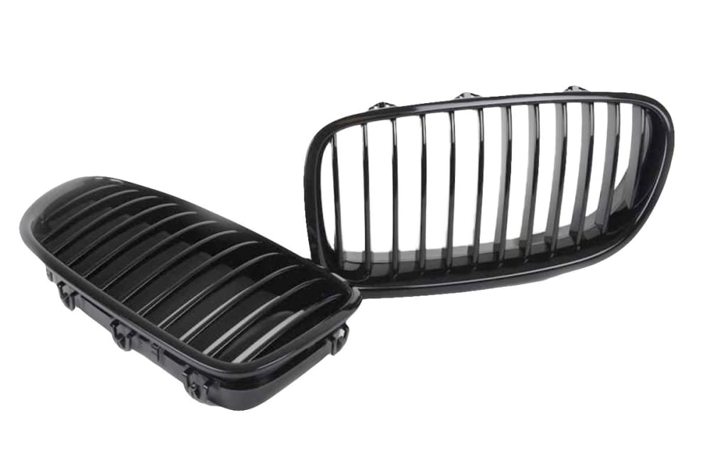 Grillsett svart blank