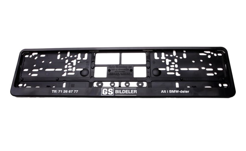 Skiltplate/holder
BMW