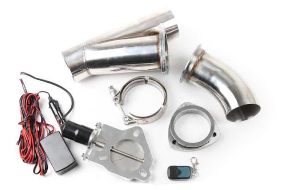 Elektronisk Bypass eksos
løs flens med spjeld og rør