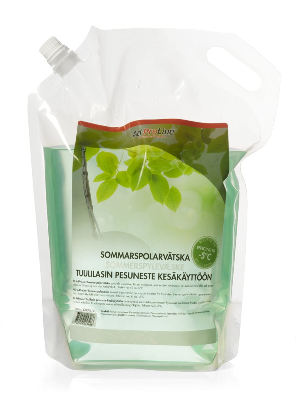 Spylervæske Sommer -5