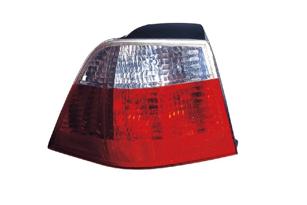 Baklykt ytre venstre hvit blink