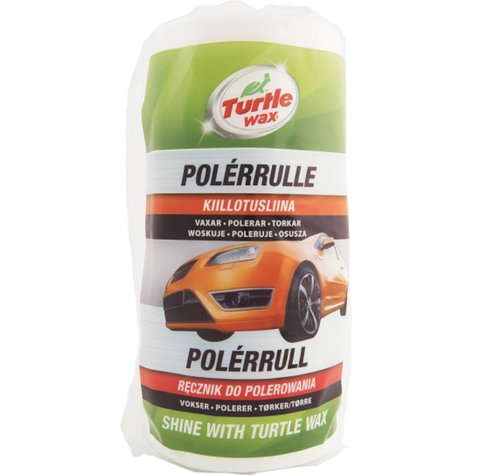 Polerrull
Tørk / Polerpapir