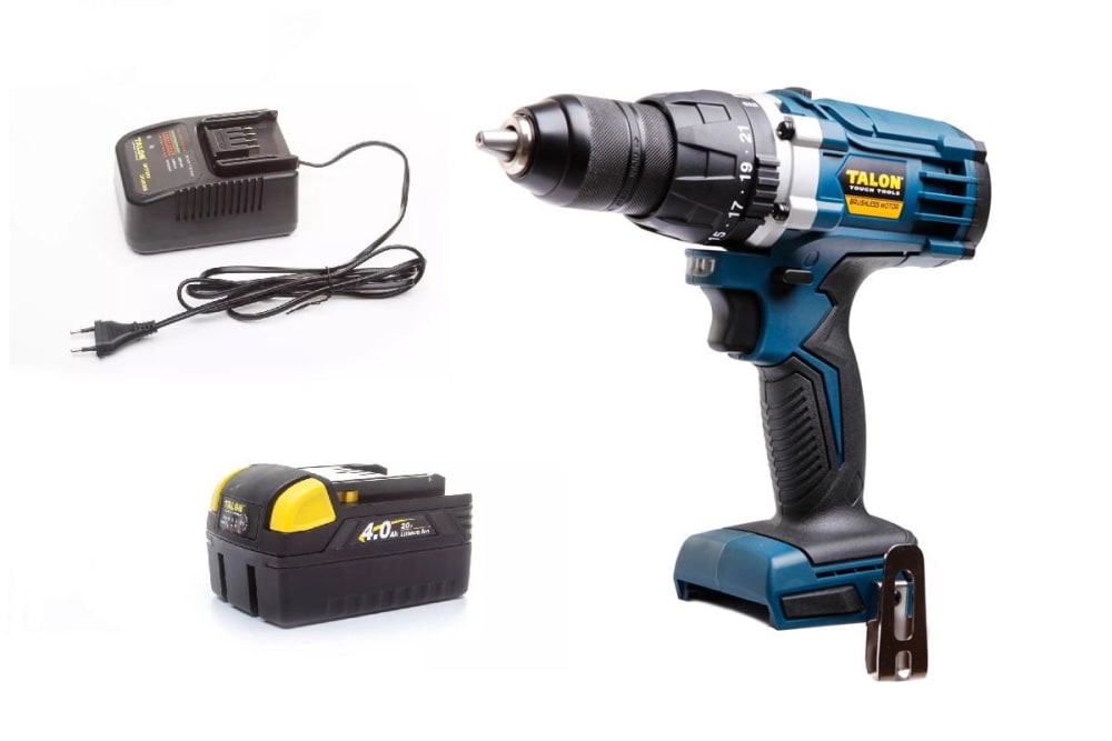 Batteridrill med slag
20V med batteri og lader