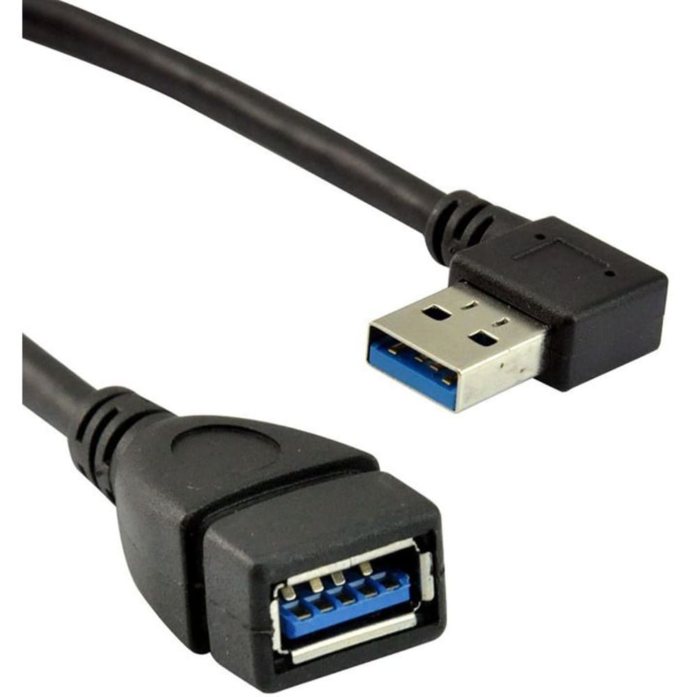 Connect USB kabel
med vinkel