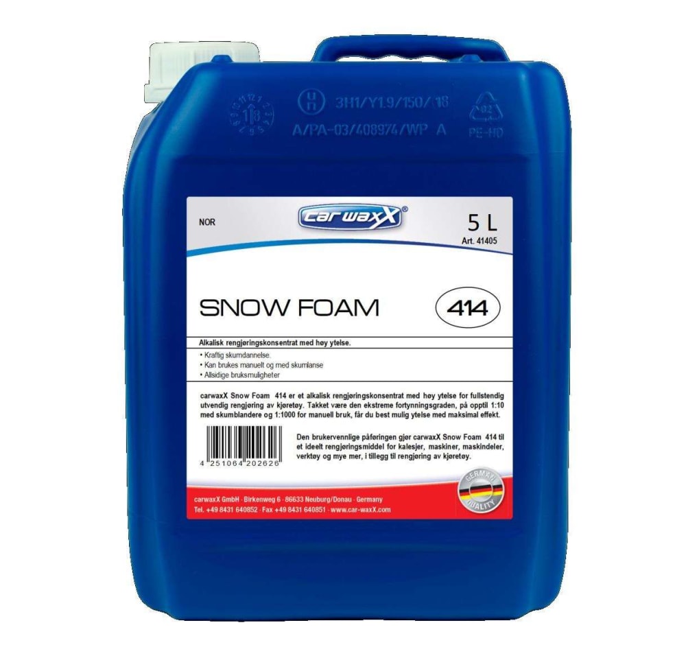 Alkalisk forvask
Snow Foam 414