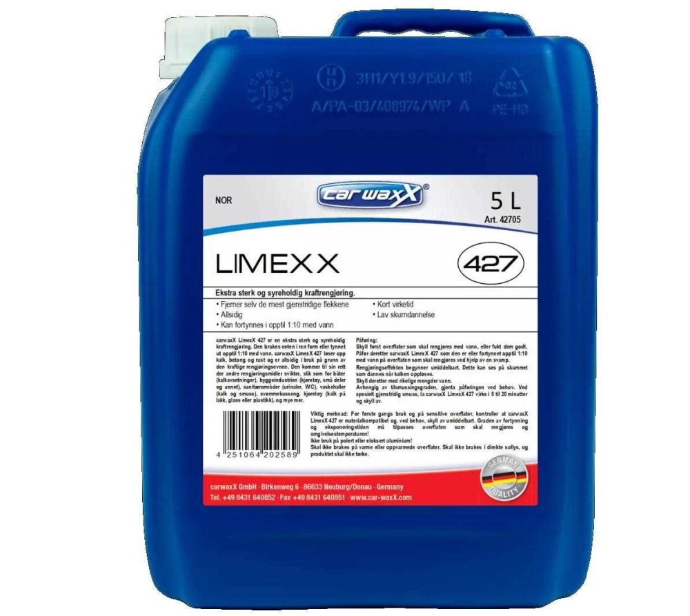 Syreholdig kraftvask
Limex X