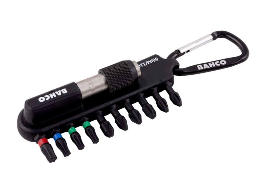 Kraft bitssett med belteklips
11 deler med bitsholder